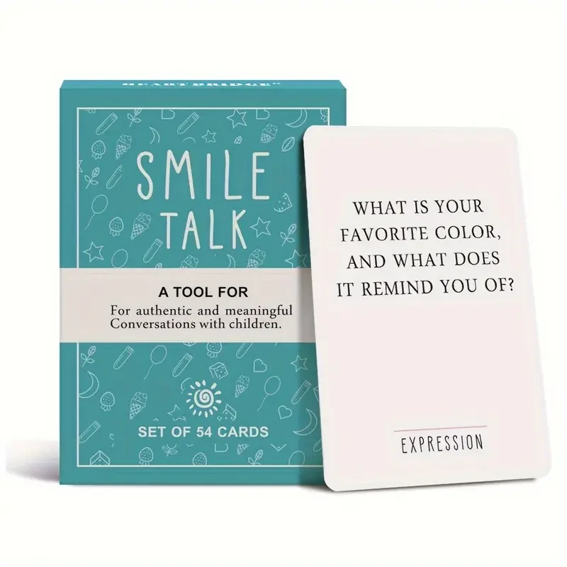 A Box of SMILE TALK Parent- Game Cards