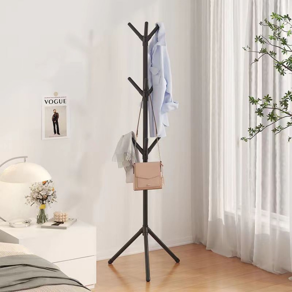 Clothes and Hats Rack Vertical Tree Branch Shape Holder