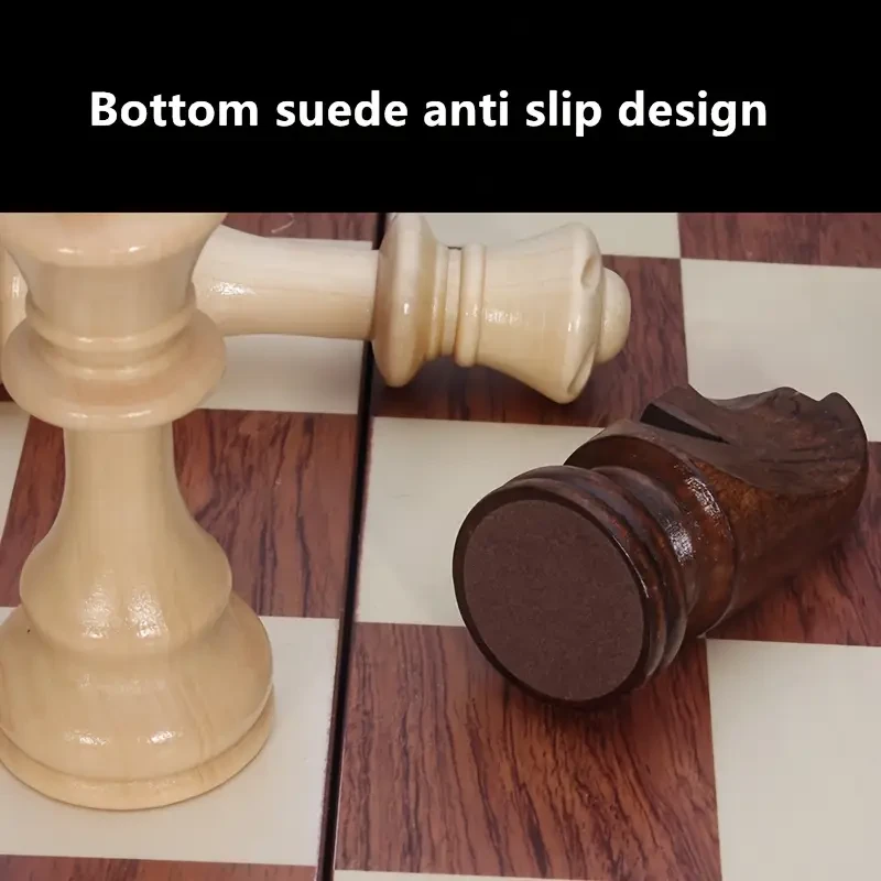 Exquisite Solid Wood Advanced Chess Set