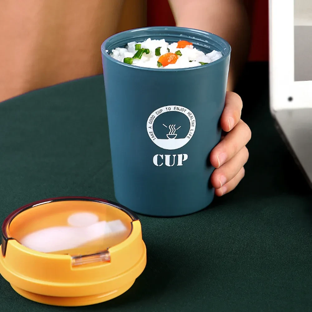 Student Office Worker Breakfast Coffee Milk Tea Cup With Spoon