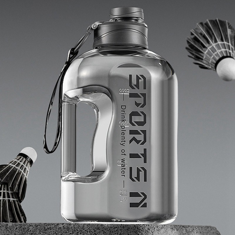 2.7/1.7L Insulated Water Bottle with Straw  Leakproof Fitness Bottle for Gym, Travel, Hiking, and Camping
