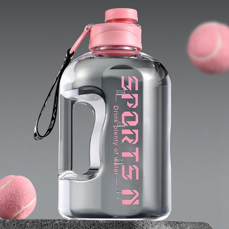 2.7/1.7L Insulated Water Bottle with Straw Leakproof Fitness Bottle for Gym, Travel, Hiking, and Camping