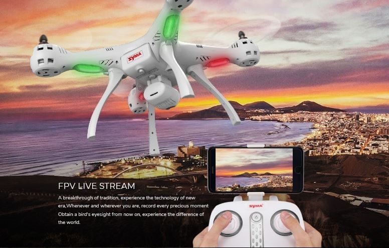 Drone, RC Drone, Syma X8 Pro With FPV GPS HD Camera
