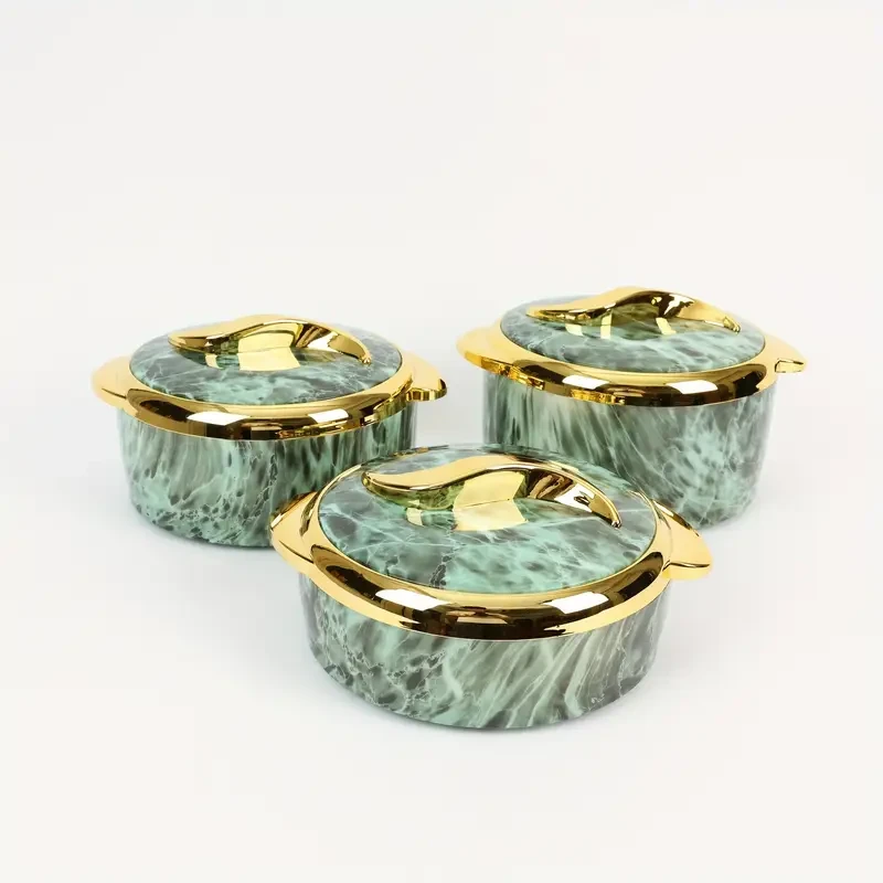 3pcs Golden Touch Food Warmer Set