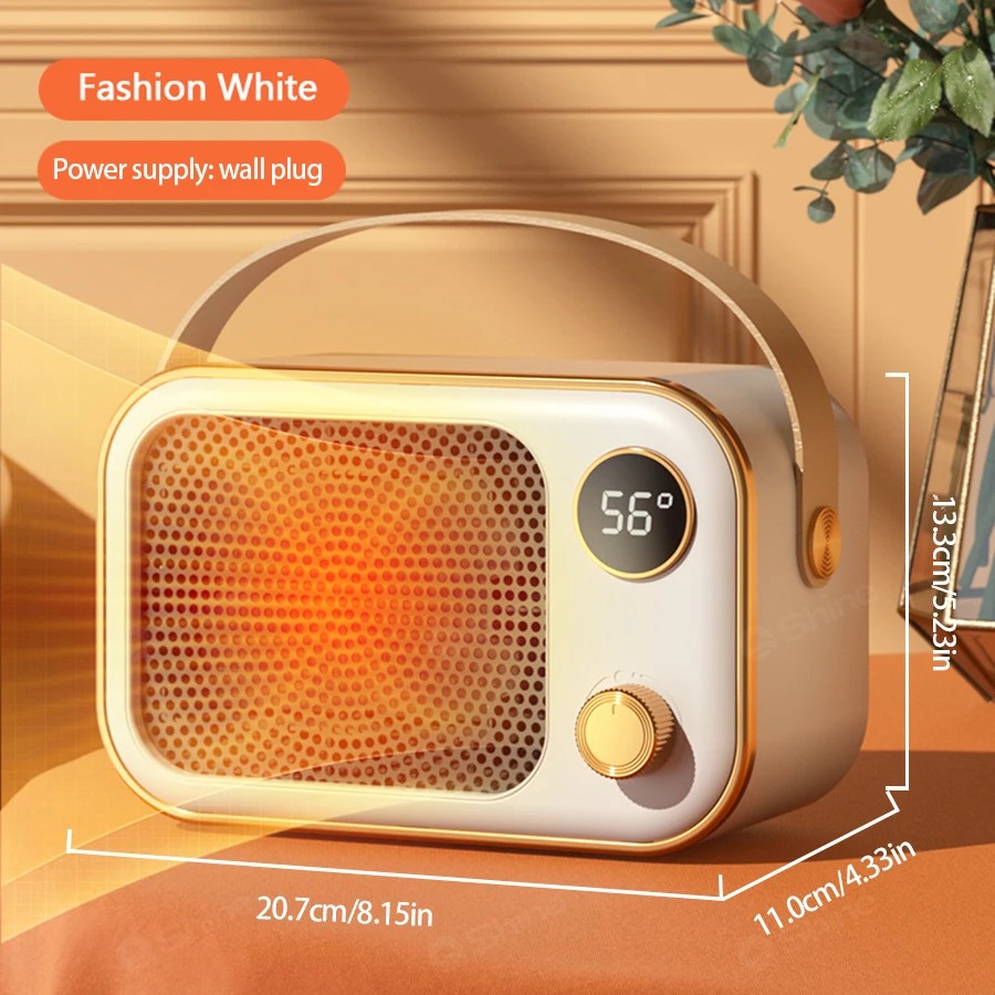 New 1200W Portable Electric Heater Space Heater with LED Display