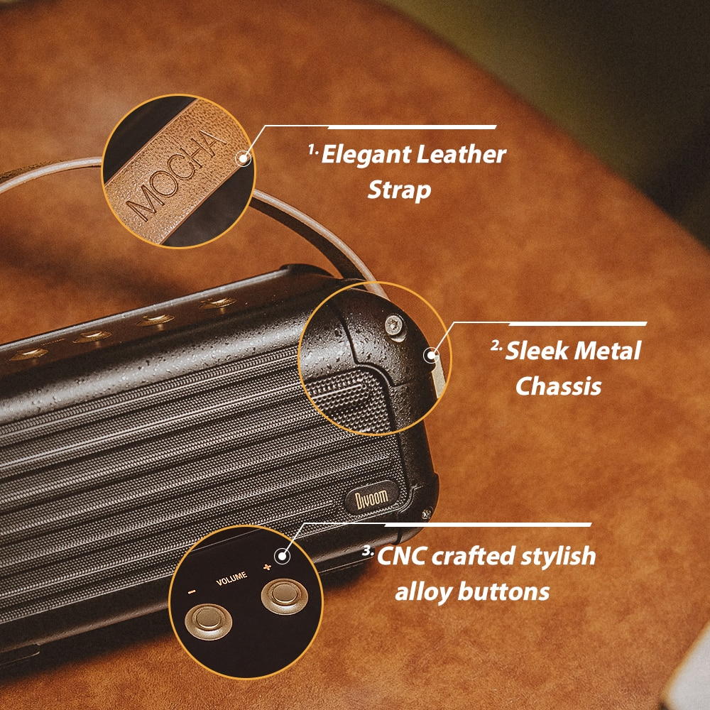 Dianyin Mocha Wireless Bluetooth Speaker Retro Life