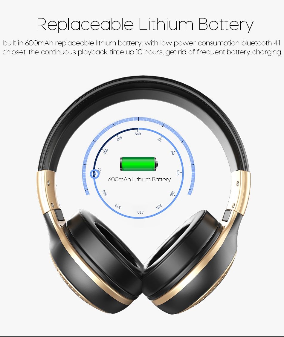 ZEALOT B20 HiFi Stereo Bluetooth Headphone Wireless Headset Super Bass Over Ear