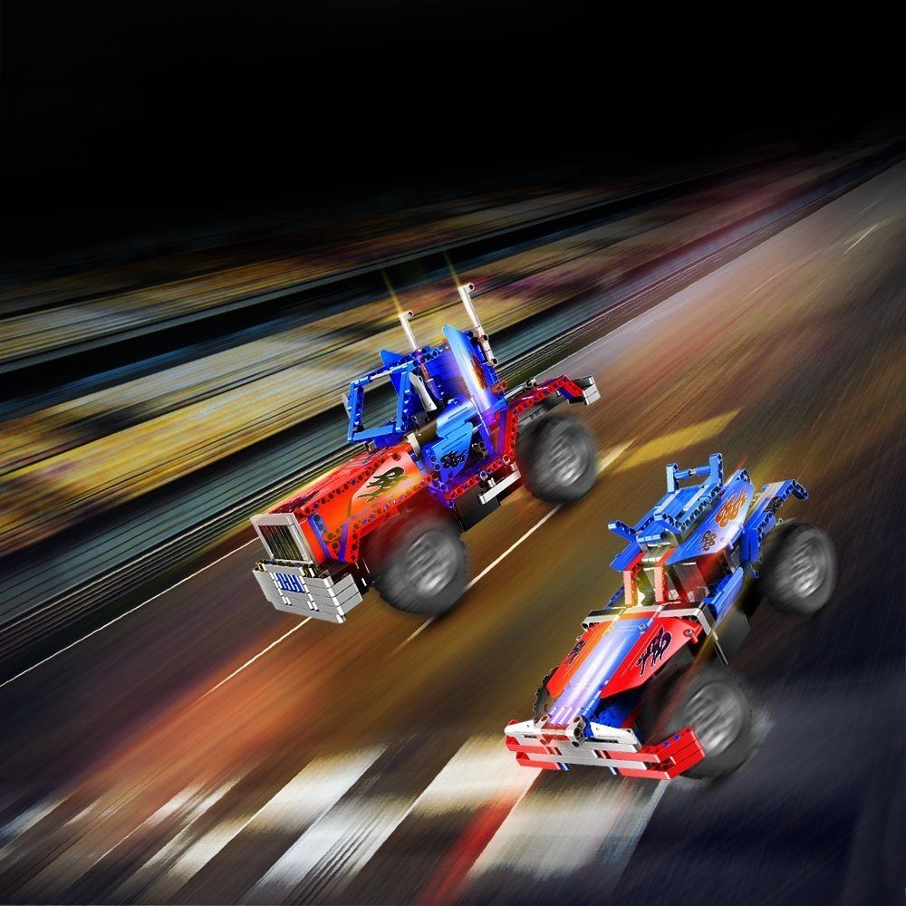 RC Car, Building blocks,Optimus Prime,2 in 1, Rechargeable, 531 blocks.
