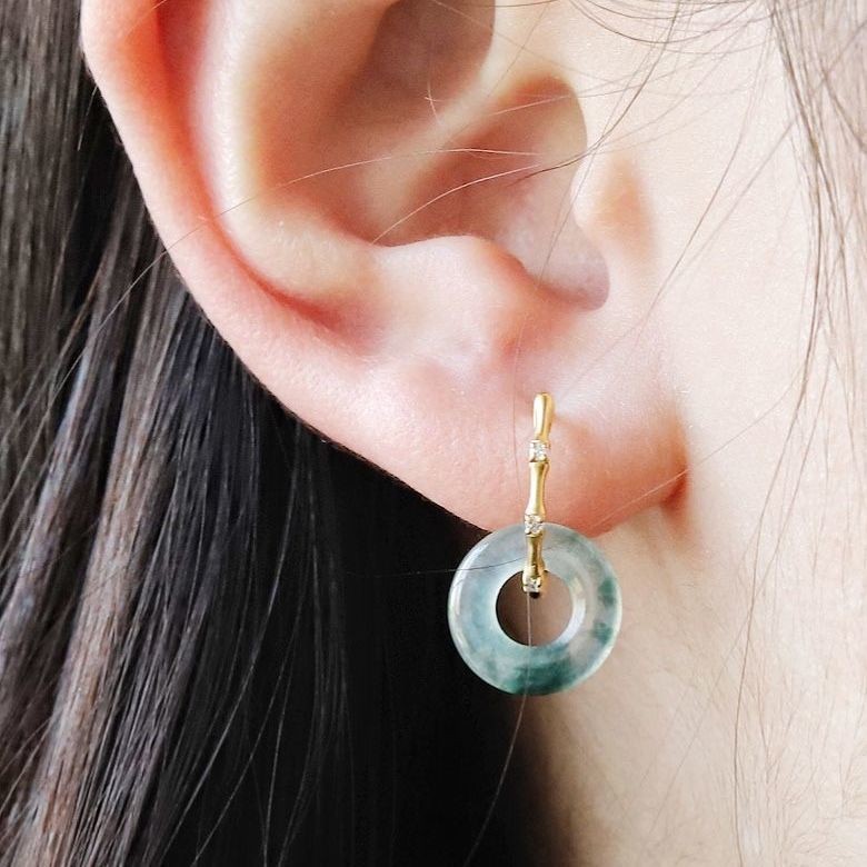 Bamboo Joint Safeness Ring Ear Clip All-matching