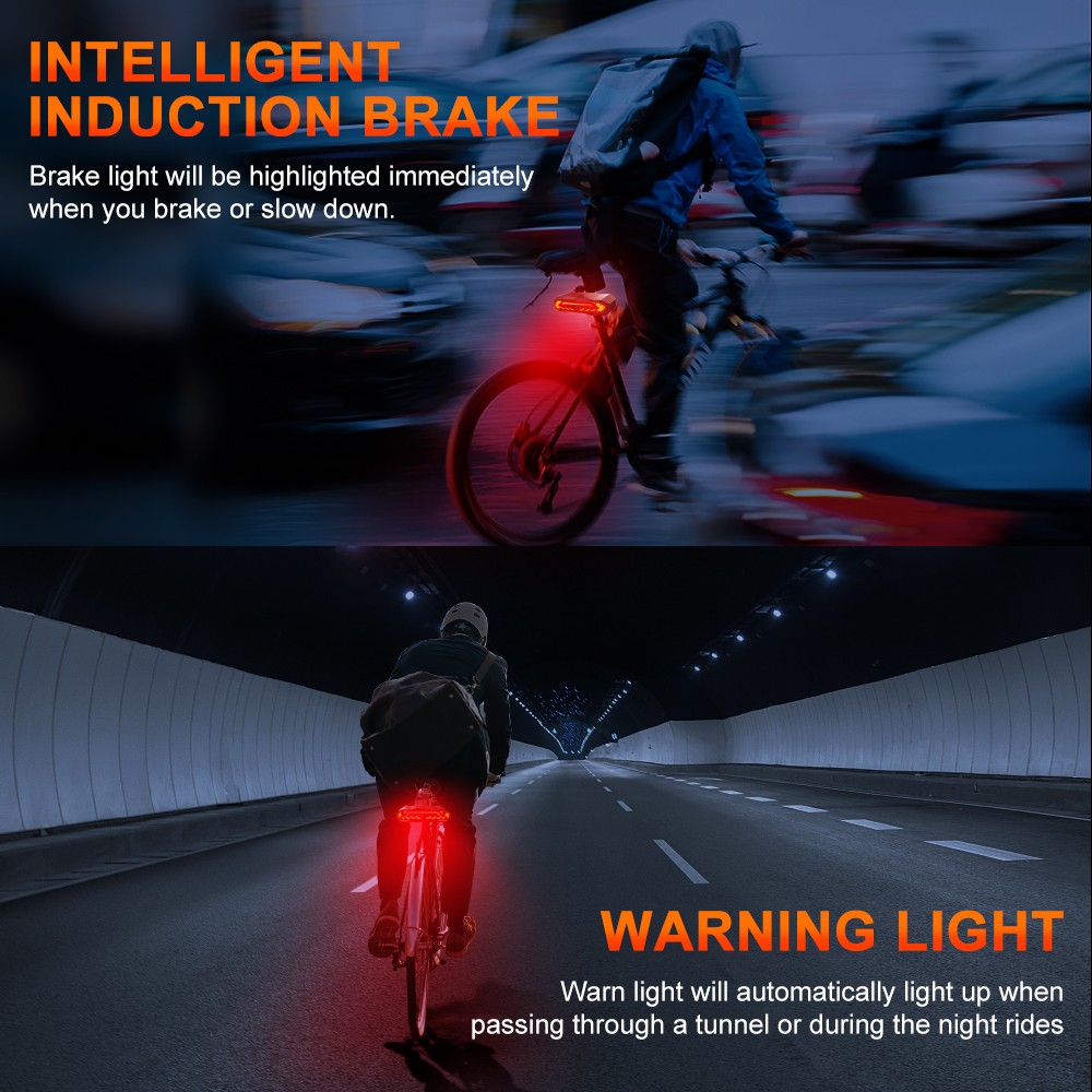 Rockbye Bike Front Light with Horn Alarm and Remote Control