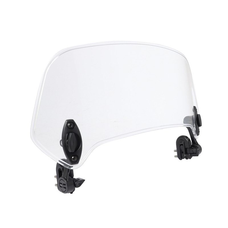 Motorcycle Adjustable Clip-On Windshield