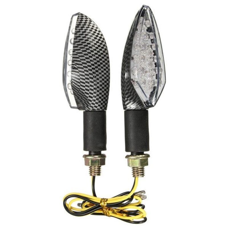 Motorcycle Turn Signal Lights Indicators Blinker Flashlights