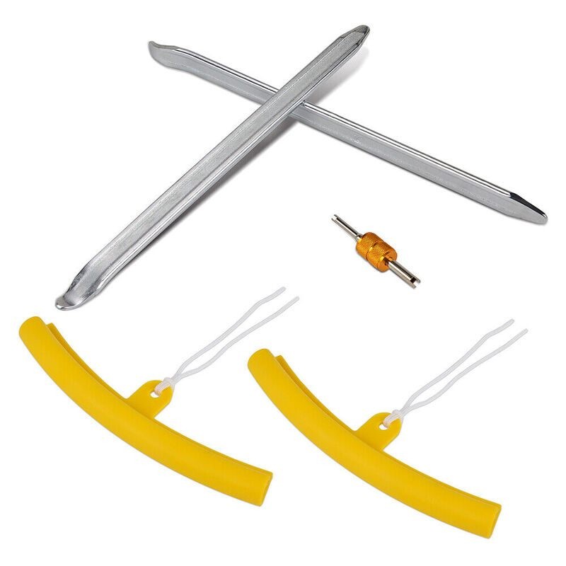 Motorcycle Tire Iron Changer Lever Tool Wheel Rim Protector Valve Tool