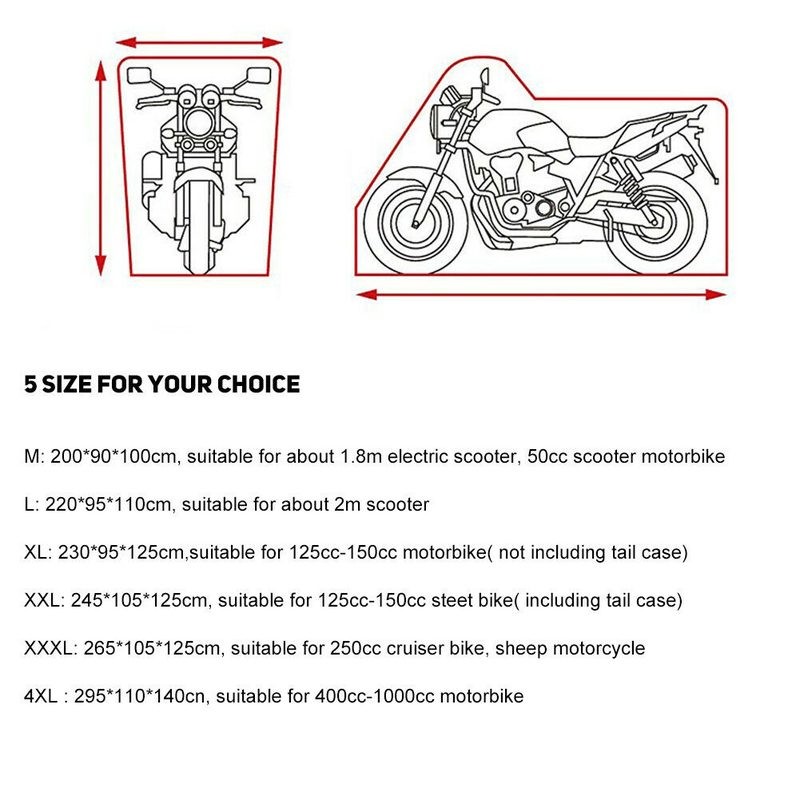 Motorbike Cover Size L