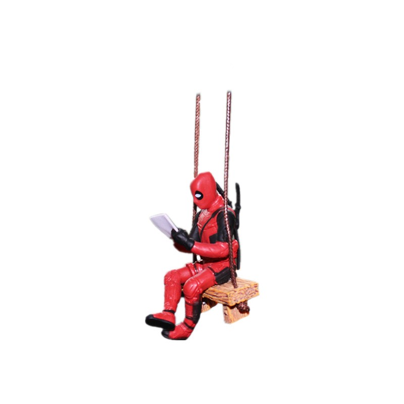 Deadpool 2 Action Figure Marvel X-Men Swing Posture Anime Doll Car Charm