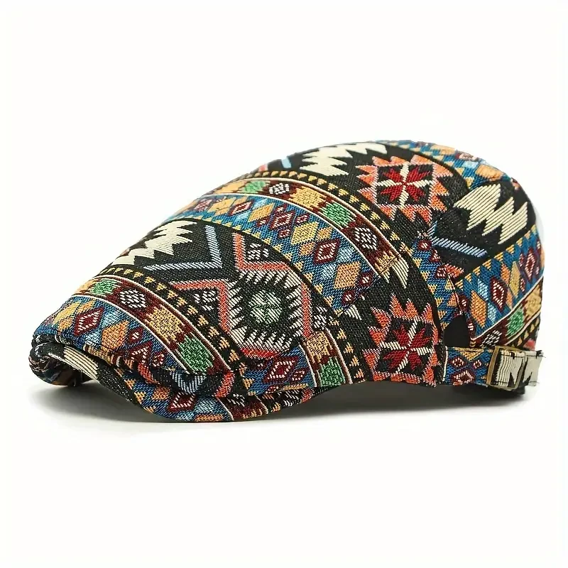 Vintage British Style Polyester Beret Cap