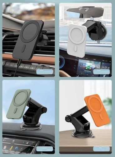 Magsafe Wireless Car Charger for iPhone12 13 and 14. Black