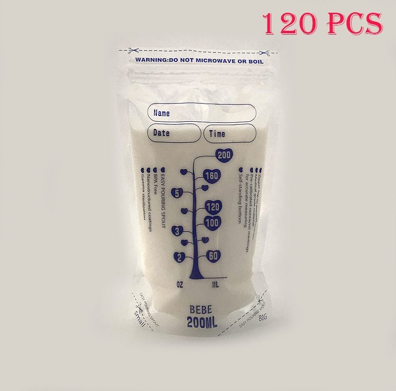 BREASTMILK STORAGE BAGS 120Pcs