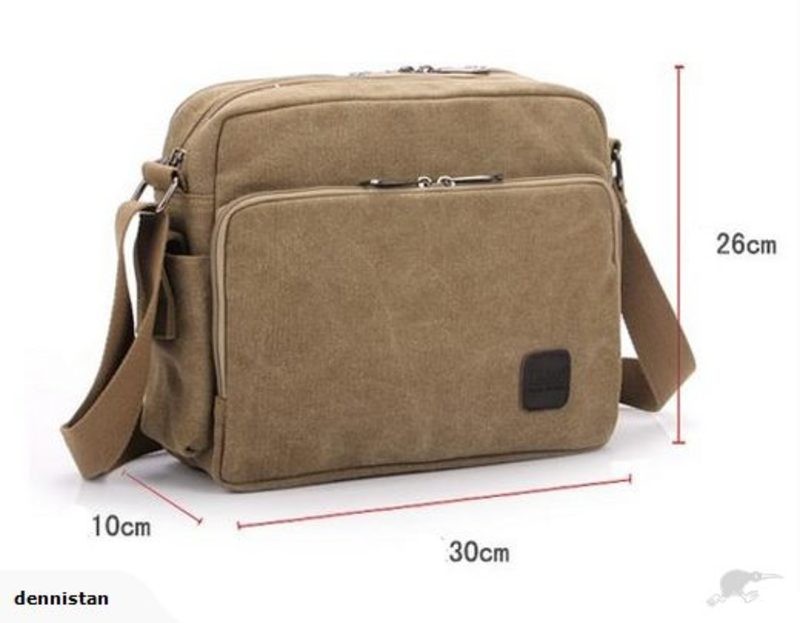 Mens Multi Function Shoulder Bag -Brown