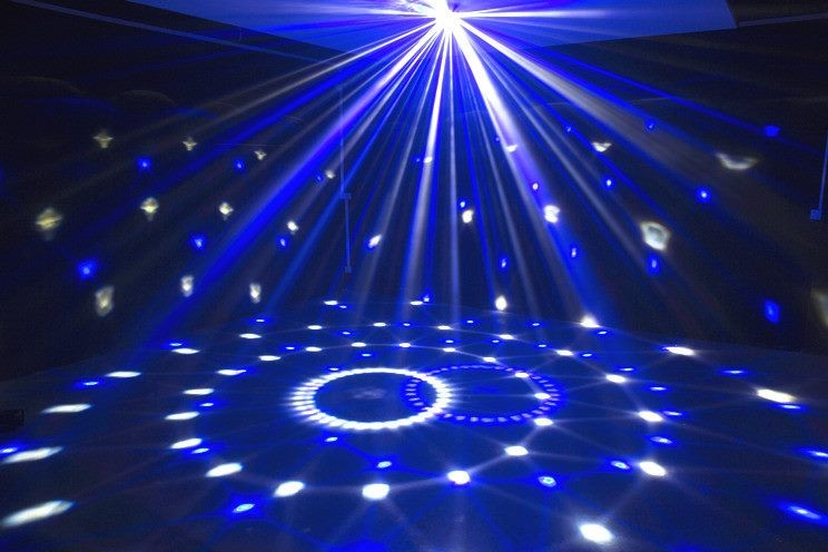 Party Lights with Remote Controller, NZ Power Plug. Sound Activated Mode
