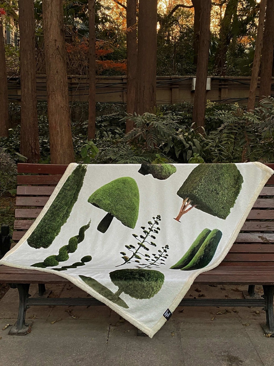 Forest Tree Blanket Flannel Anti-static Leisure Lunch Break