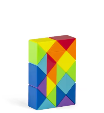 Dingsheng 24 and 36 48 60 72 Segments Magic Rule Snake multi-color 3d puzzle fidget gam Fidge Cube Twist Transformable Kid Puzzl