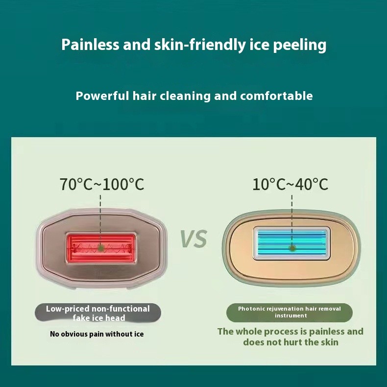 Household Freezing Point Laser Hair Removal Device Body Armpit Private Parts Lady Shaver