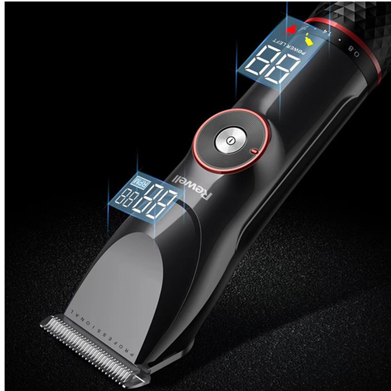 Factory Direct Sale Riwei Hairdresser Electric Push Scissors Household Electric Shaver Rechargeable Push Professional Hair Salon