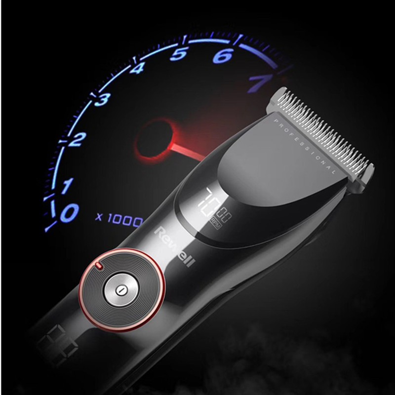 Factory Direct Sale Riwei Hairdresser Electric Push Scissors Household Electric Shaver Rechargeable Push Professional Hair Salon