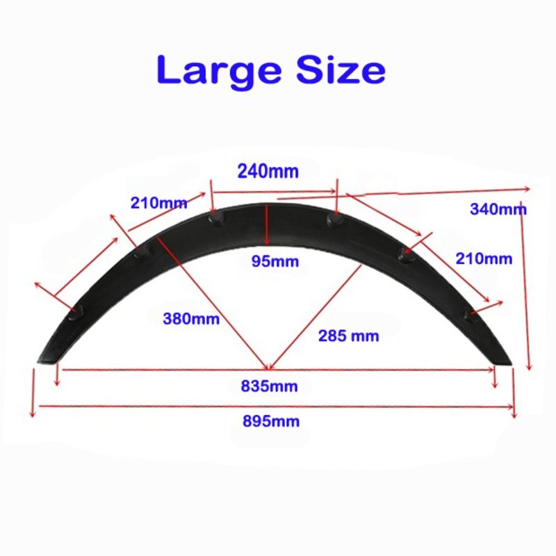 Fender Flares Arch Wheel Eyebrow Protector