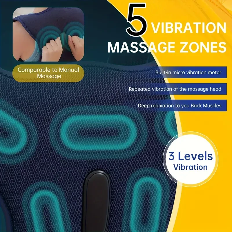 Multi-Functional Heating Back and Shoulder Massager - Posture Corrector