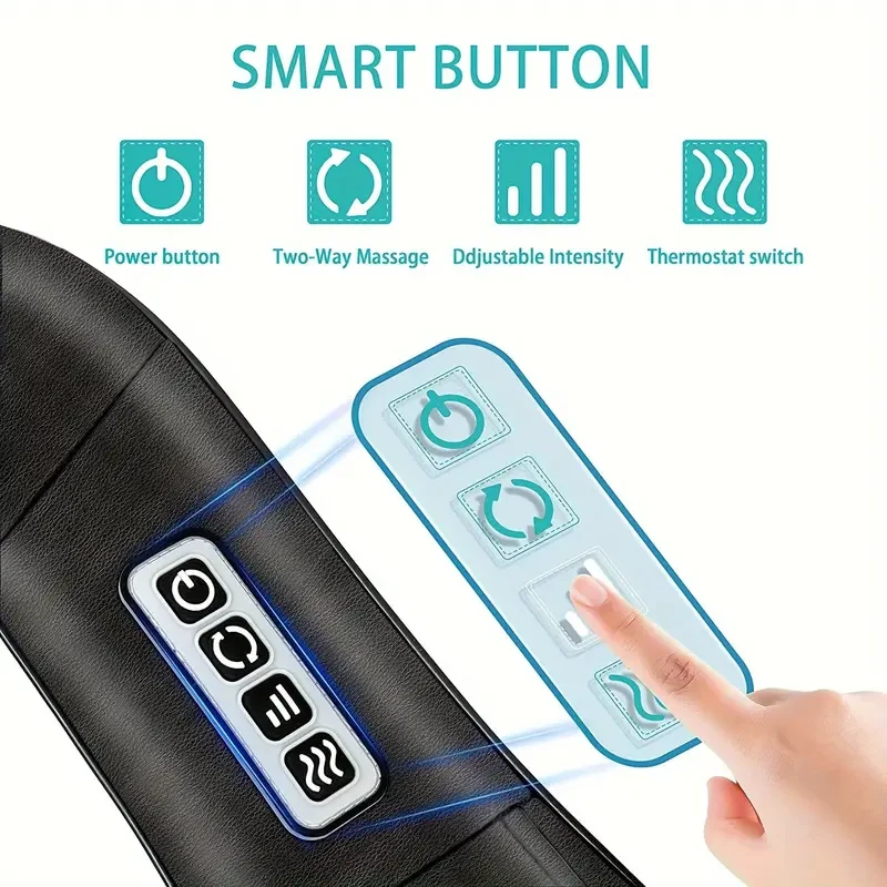 Electric Shiatsu Kneading Shoulder Massager with Heat