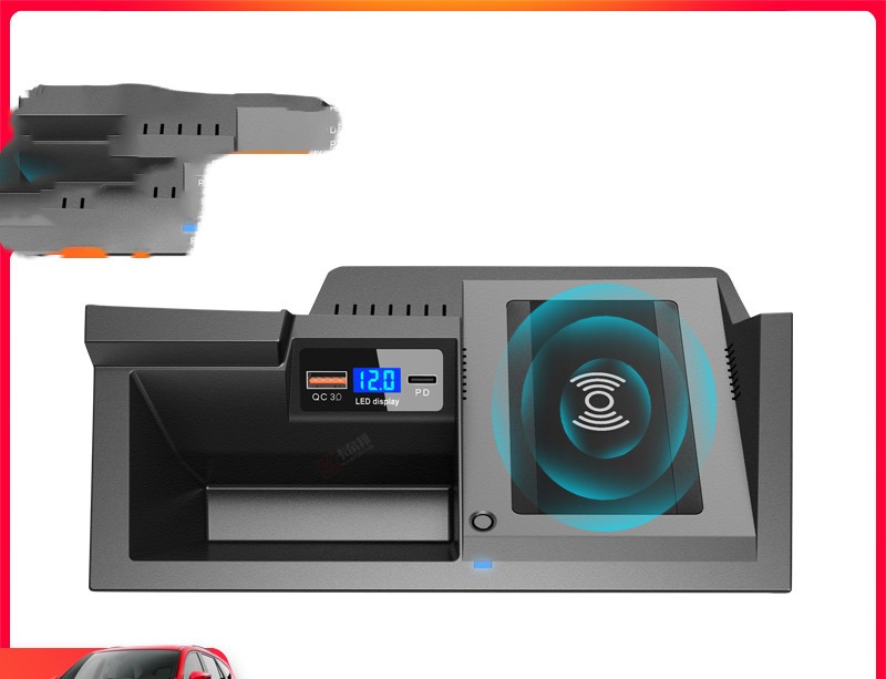 Car Wireless Charging Board CX-4 Car Mobile Phone Wireless Charger Fast Charge