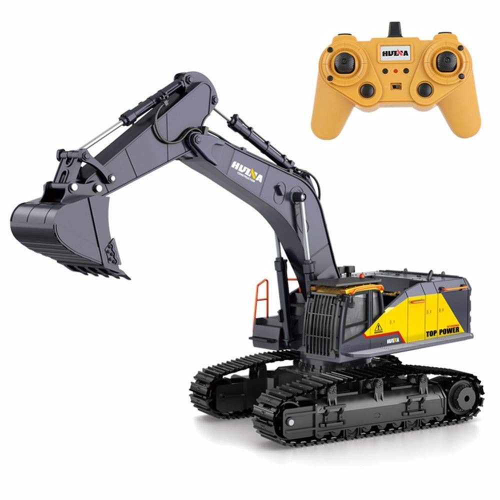RC excavator Digger, HUINA 1592, 1:14, 2.4G, 22CH, Alloy, Rechargeable