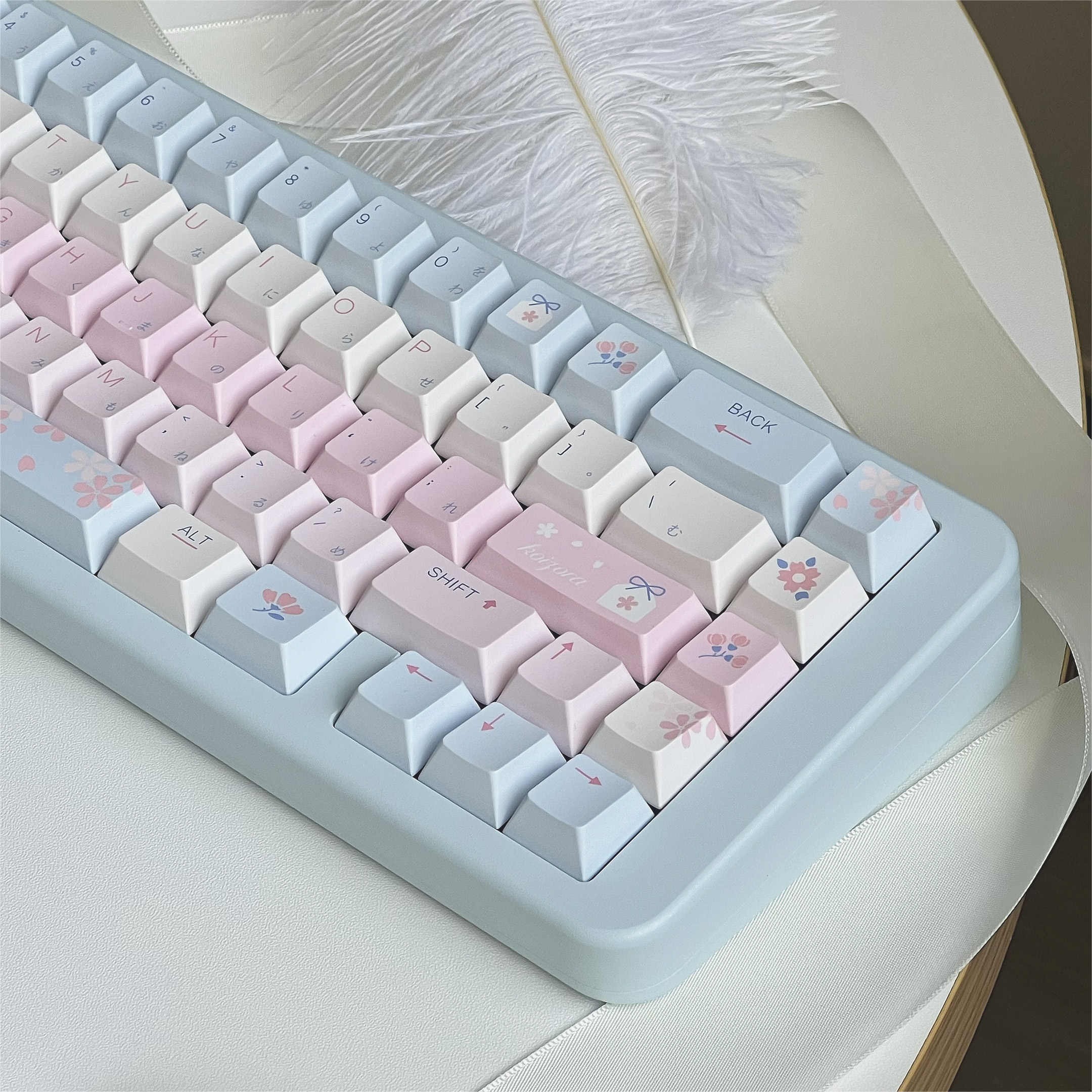 Simple Cute Printed Mechanical Keyboard Cap