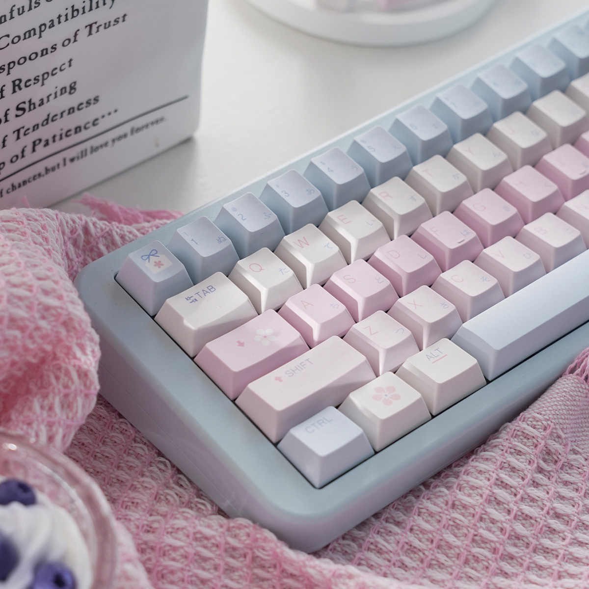 Simple Cute Printed Mechanical Keyboard Cap