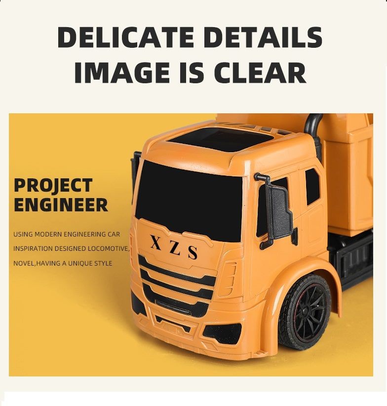 Remote Control Dump Truck, 2.4GHZ, Rechargeable