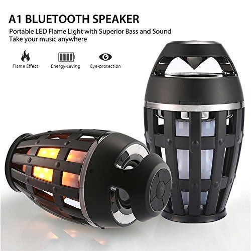 Speaker with LED Flame, Cool Design