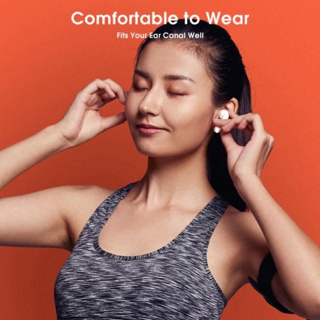 True Wireless Earbuds, Lenovo Brand, High Quality, Black