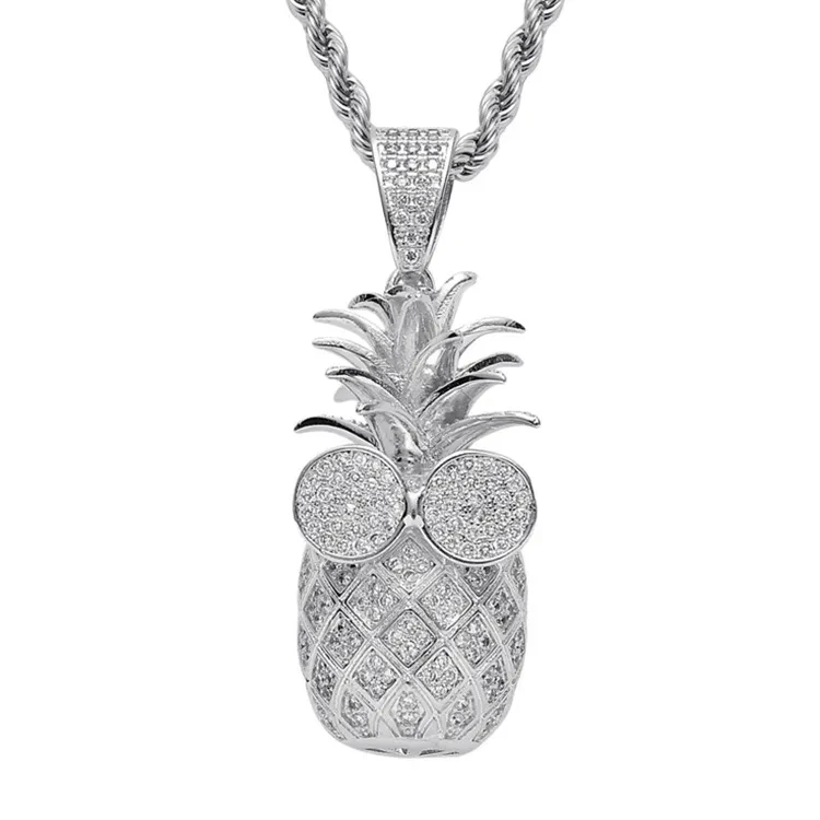 Pineapple pendant necklace