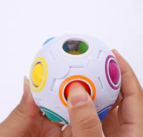 Creative Magic Spheric Cube Speed Rainbow Ball Puzzles Learning Educational Toys For Children Adult Office Anti Stress Gifts