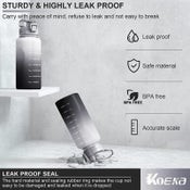 2L Water Bottle Gym Sports Drink Bottle