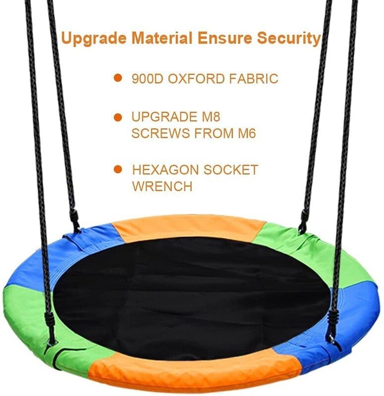 Flying Saucer Tree Swing Children Playground Nest Swings