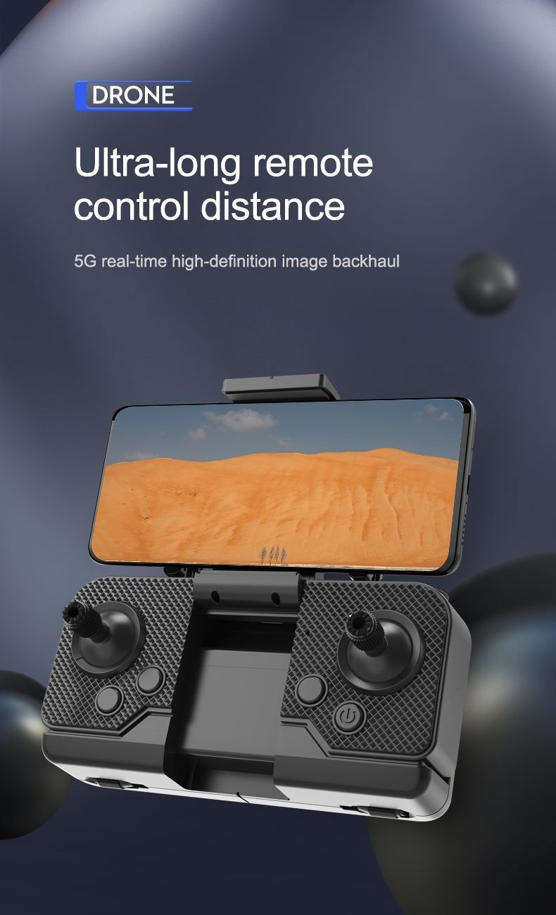 Drone, Foldable 4K Dual Camera Drone with Obstacle avoidance and optical flow