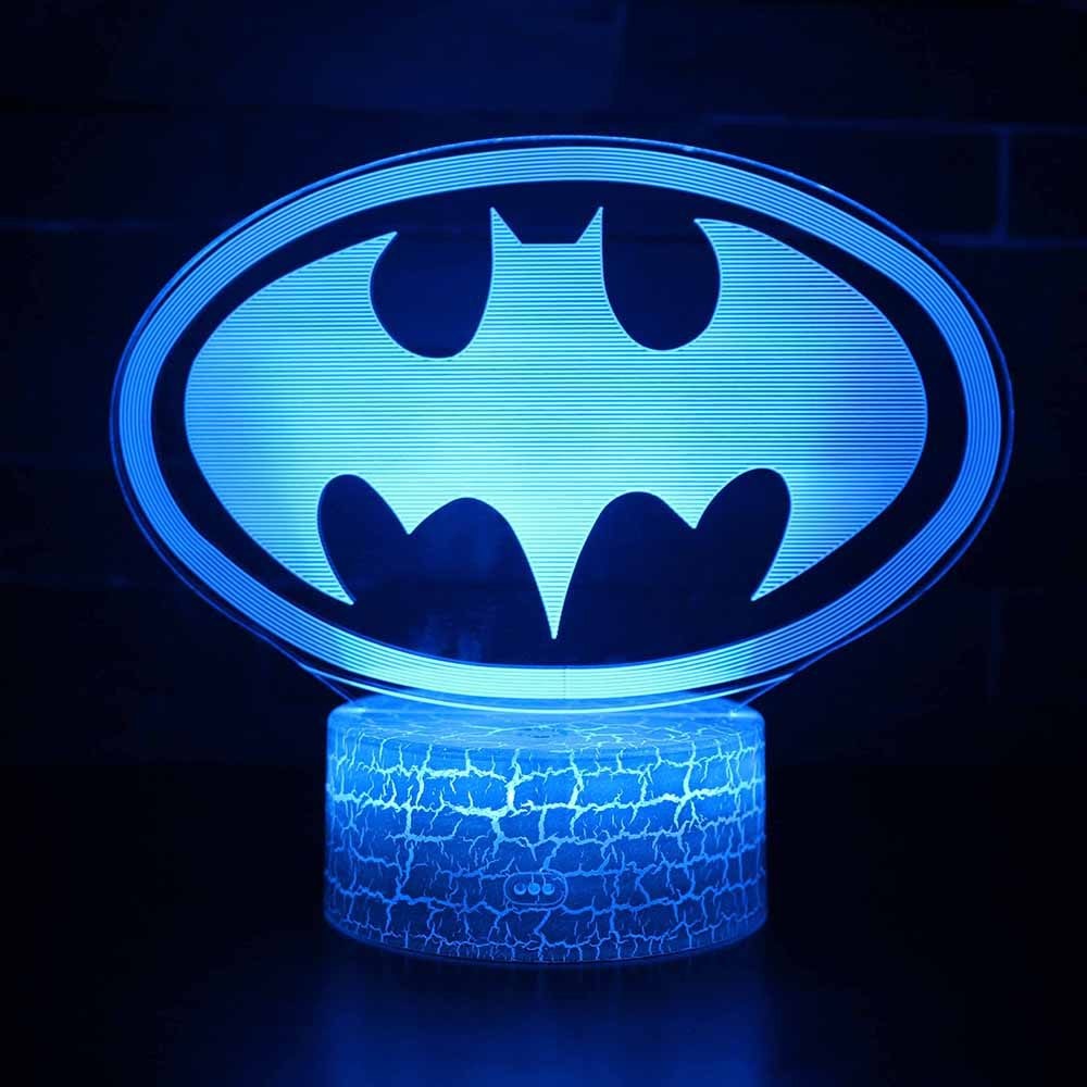 Car 3D Night Lamp LED Light, Power By USB, 7 Changeable color