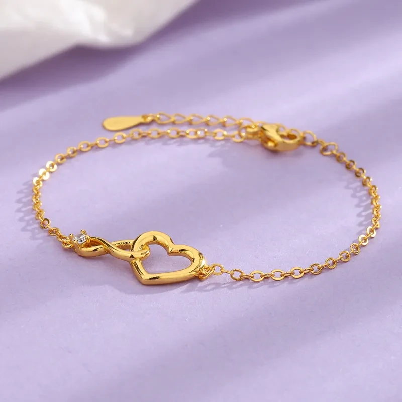 Heart-shape Love Bracelet Gift For Valentine's Day