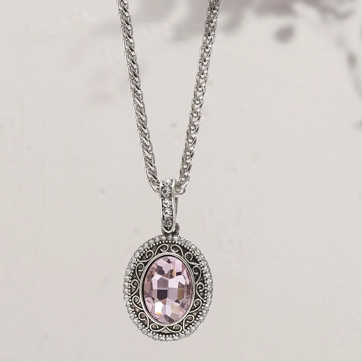 Women's Autumn And Winter Long Pendant Pendant Gem Necklace