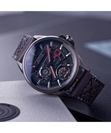 AVI-8 Hawker Harrier Farley Multifunction Night Sky Black Dial Quartz AV-4098-04 Mens Watch