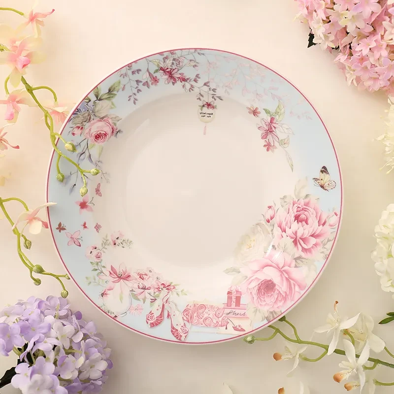 8 inch home ceramic soup plate