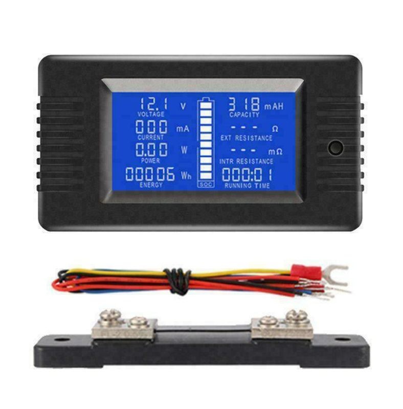Battery Monitor Meter Multifunction Current Power Monitor